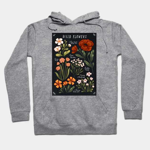 Wild Flowers vol.1 Hoodie by Iz Ptica